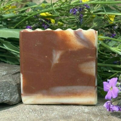 Bella Mia Botanicals & Farmstead | Goat Milk Soap | All Natural Soap | Herbal Bath & Body 31 Cedarwood Balsam Fir Mens All Natural Soap Bar
