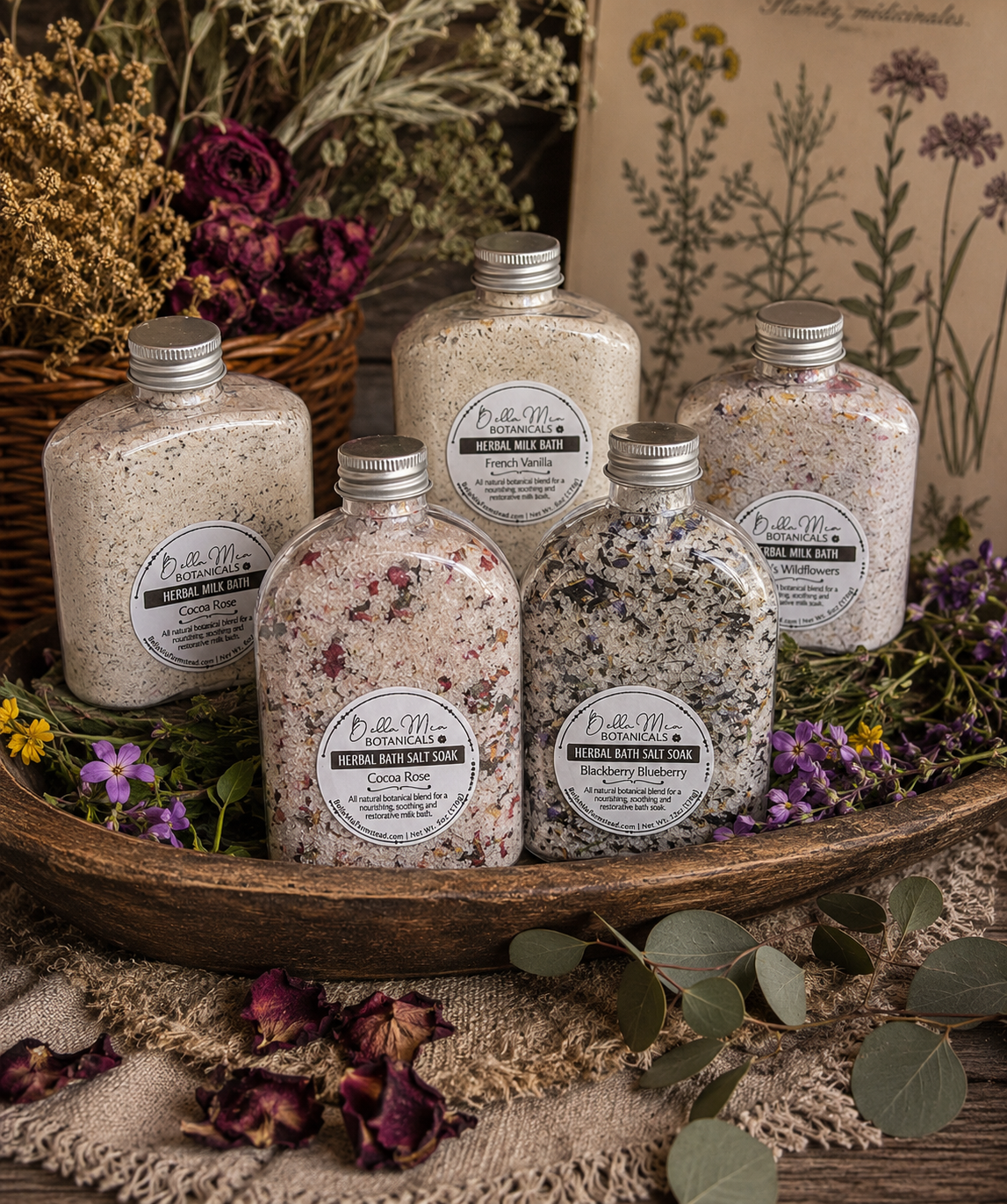 Bella Mia Botanicals & Farmstead | Goat Milk Soap | All Natural Soap | Herbal Bath & Body 2 ChatGPT Image Jun 7 2026 10 55 19 PM