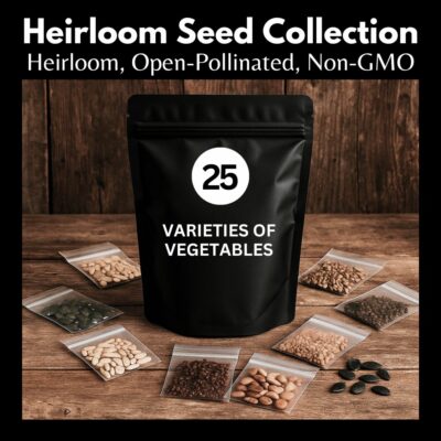 Heirloom Vegetable Seed Collection 25 Varieties