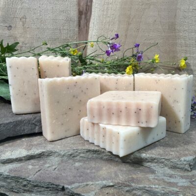 Lemon Poppyseed Exfoliating All Natural Soap Vegan