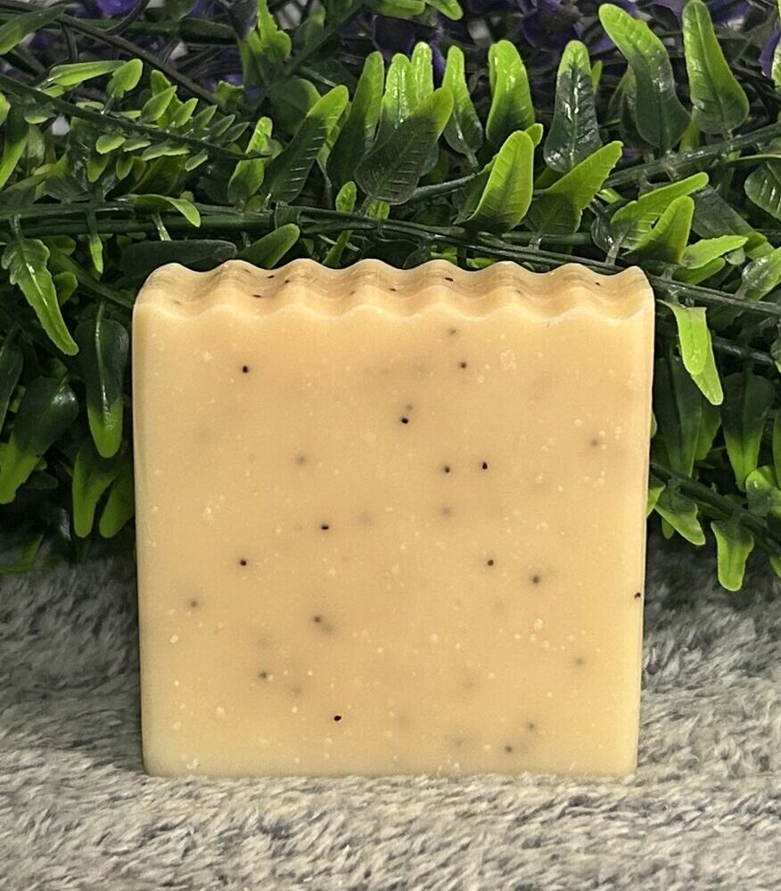Lemongrass Poppy Seed | 100% All Natural Pure Soap Bar 1 lemongrass poppy seed soap