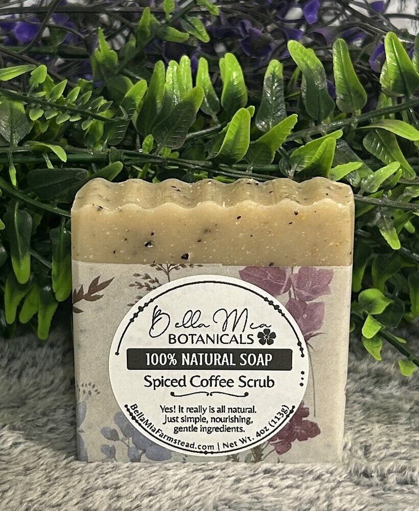 Spiced Coffee Scrub | 100% All Natural Pure Soap Bar 3 Spiced Coffee Soap