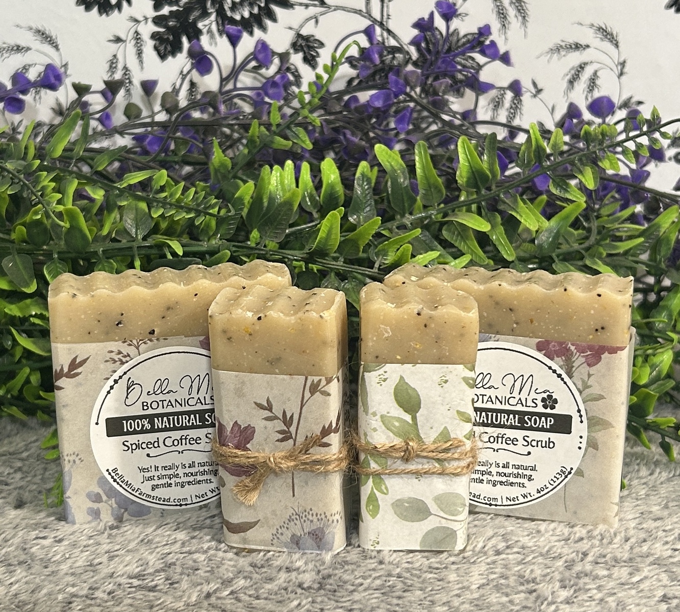 Spiced Coffee Scrub | 100% All Natural Pure Soap Bar 5 Soap Scrub Bar Spiced Coffee