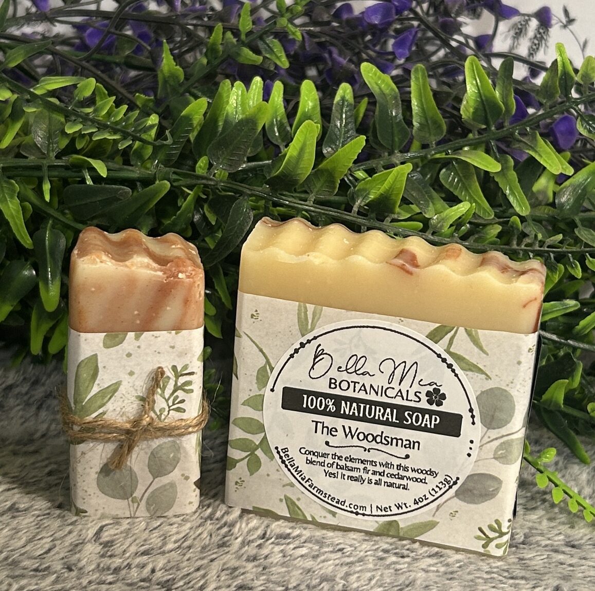 Cedarwood Balsam Fir | The Woodsman | 100% All Natural Pure Soap Bar 7 Mens Soap cedarwood balsam fir vetiver clay all natural